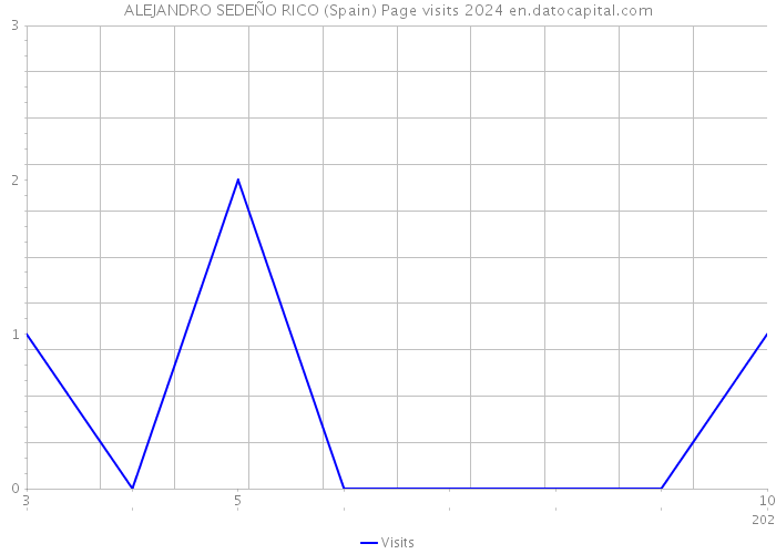 ALEJANDRO SEDEÑO RICO (Spain) Page visits 2024 