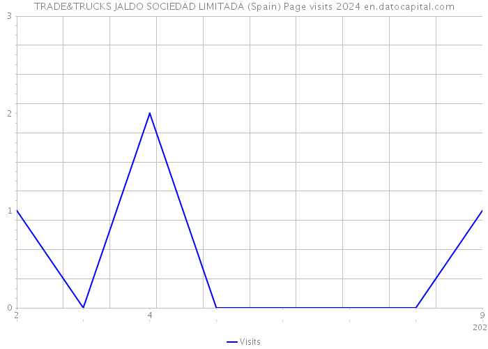 TRADE&TRUCKS JALDO SOCIEDAD LIMITADA (Spain) Page visits 2024 