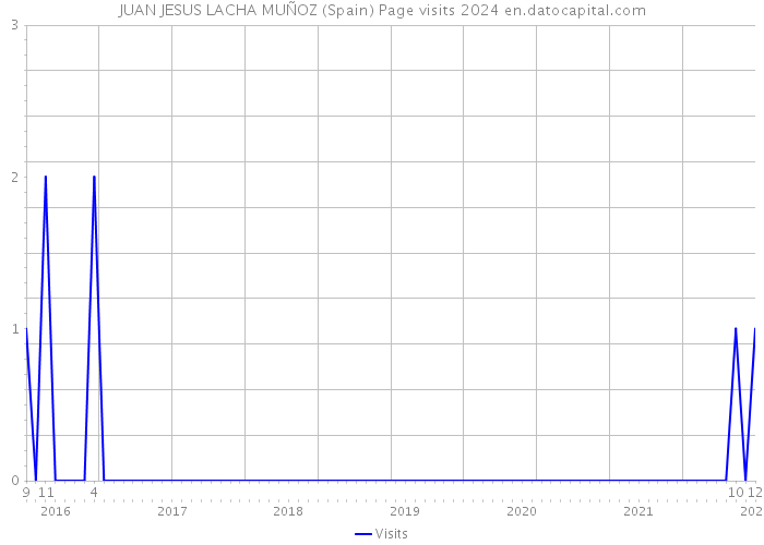 JUAN JESUS LACHA MUÑOZ (Spain) Page visits 2024 