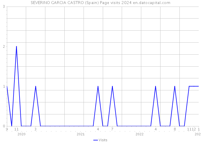 SEVERINO GARCIA CASTRO (Spain) Page visits 2024 