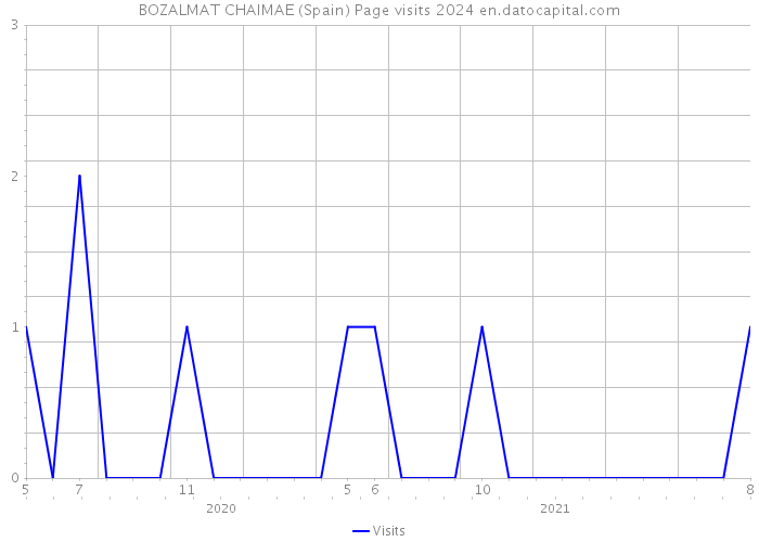 BOZALMAT CHAIMAE (Spain) Page visits 2024 