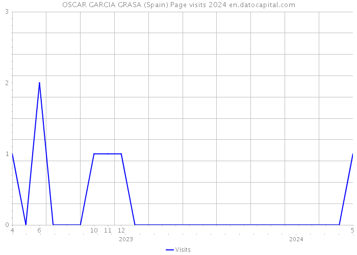 OSCAR GARCIA GRASA (Spain) Page visits 2024 