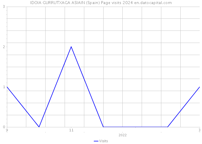 IDOIA GURRUTXAGA ASIAIN (Spain) Page visits 2024 