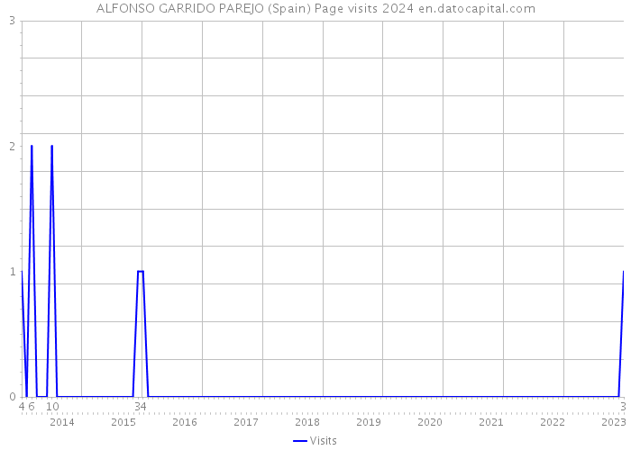 ALFONSO GARRIDO PAREJO (Spain) Page visits 2024 