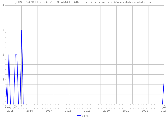 JORGE SANCHEZ-VALVERDE AMATRIAIN (Spain) Page visits 2024 