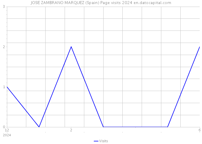 JOSE ZAMBRANO MARQUEZ (Spain) Page visits 2024 