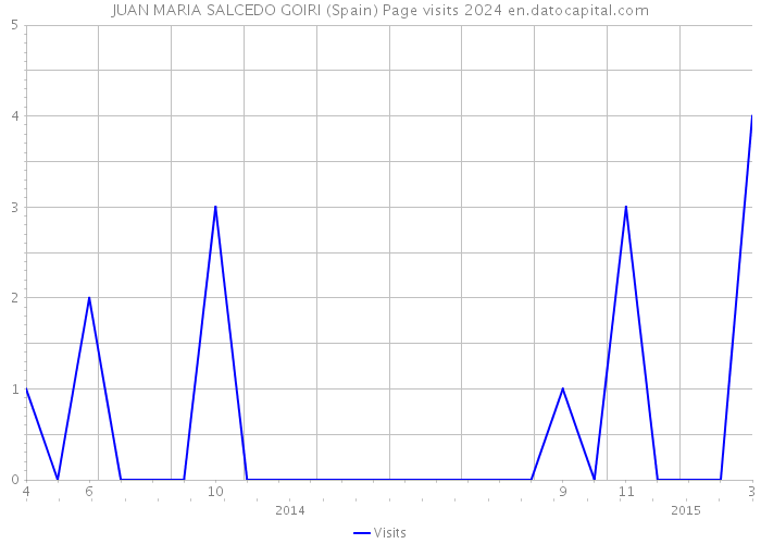 JUAN MARIA SALCEDO GOIRI (Spain) Page visits 2024 