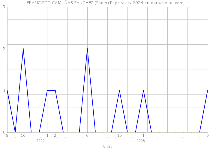 FRANCISCO CAMUÑAS SANCHEZ (Spain) Page visits 2024 