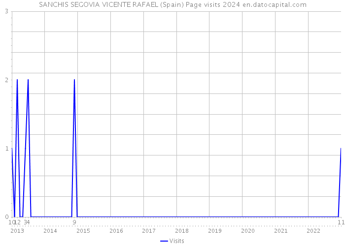 SANCHIS SEGOVIA VICENTE RAFAEL (Spain) Page visits 2024 