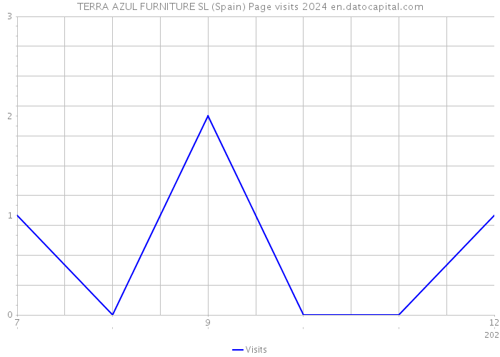 TERRA AZUL FURNITURE SL (Spain) Page visits 2024 