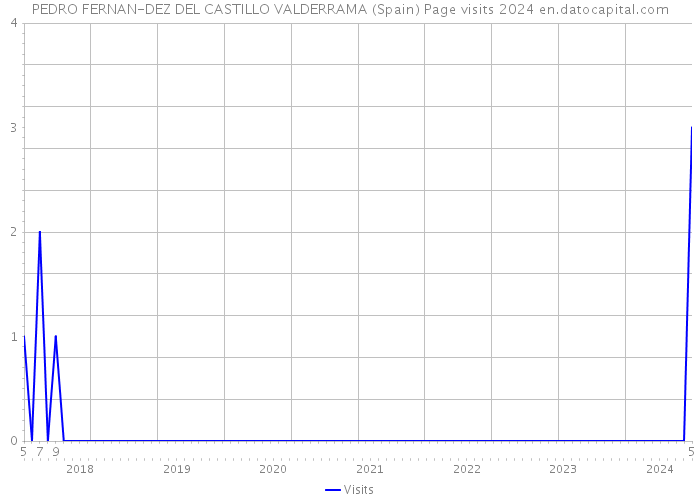 PEDRO FERNAN-DEZ DEL CASTILLO VALDERRAMA (Spain) Page visits 2024 