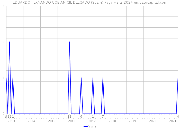 EDUARDO FERNANDO COBIAN GIL DELGADO (Spain) Page visits 2024 