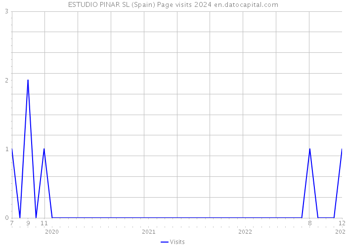 ESTUDIO PINAR SL (Spain) Page visits 2024 