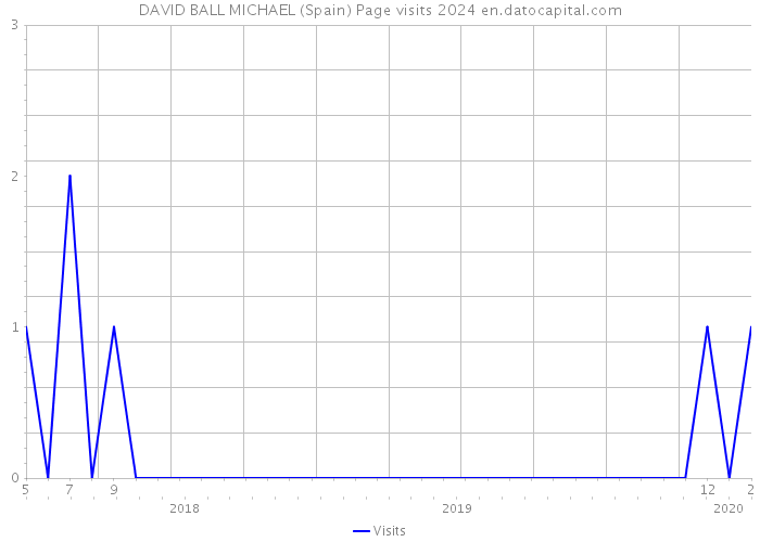 DAVID BALL MICHAEL (Spain) Page visits 2024 