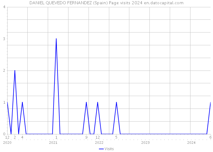 DANIEL QUEVEDO FERNANDEZ (Spain) Page visits 2024 