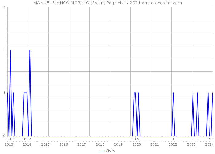 MANUEL BLANCO MORILLO (Spain) Page visits 2024 