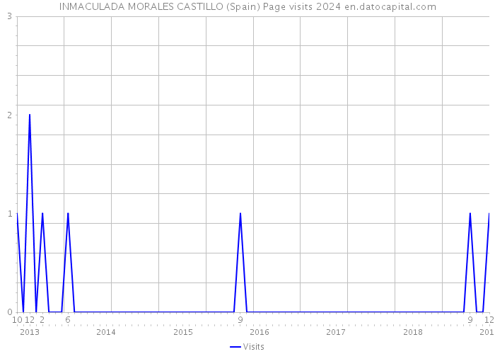 INMACULADA MORALES CASTILLO (Spain) Page visits 2024 