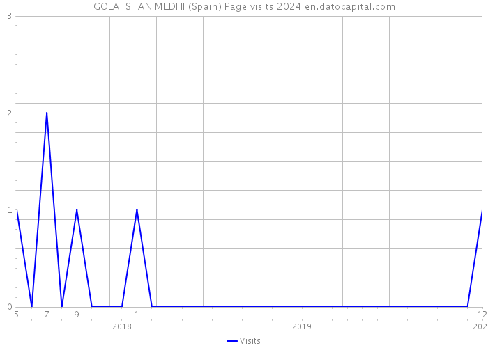 GOLAFSHAN MEDHI (Spain) Page visits 2024 