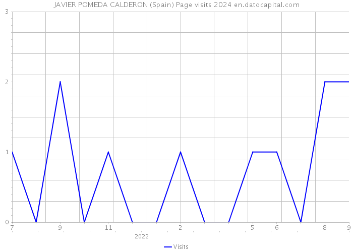 JAVIER POMEDA CALDERON (Spain) Page visits 2024 