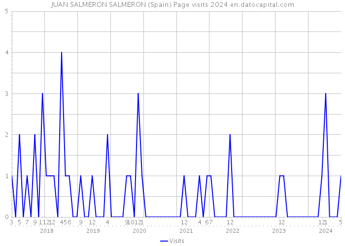 JUAN SALMERON SALMERON (Spain) Page visits 2024 