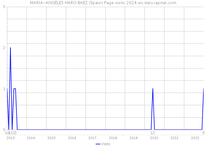 MARIA-ANGELES HARO BAEZ (Spain) Page visits 2024 