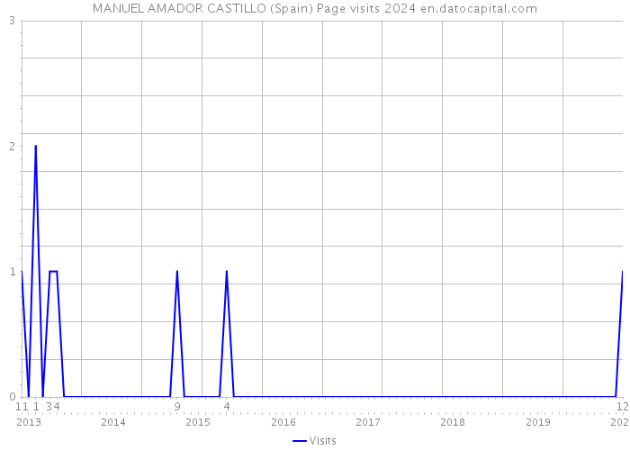 MANUEL AMADOR CASTILLO (Spain) Page visits 2024 