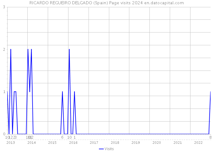 RICARDO REGUEIRO DELGADO (Spain) Page visits 2024 