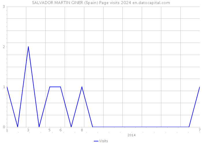 SALVADOR MARTIN GINER (Spain) Page visits 2024 