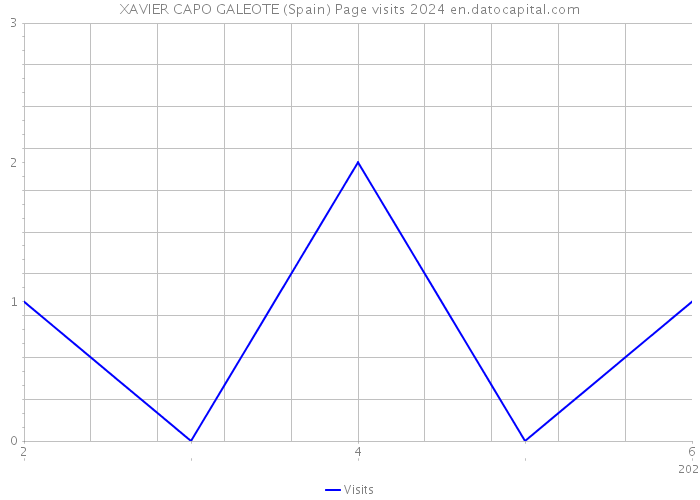XAVIER CAPO GALEOTE (Spain) Page visits 2024 