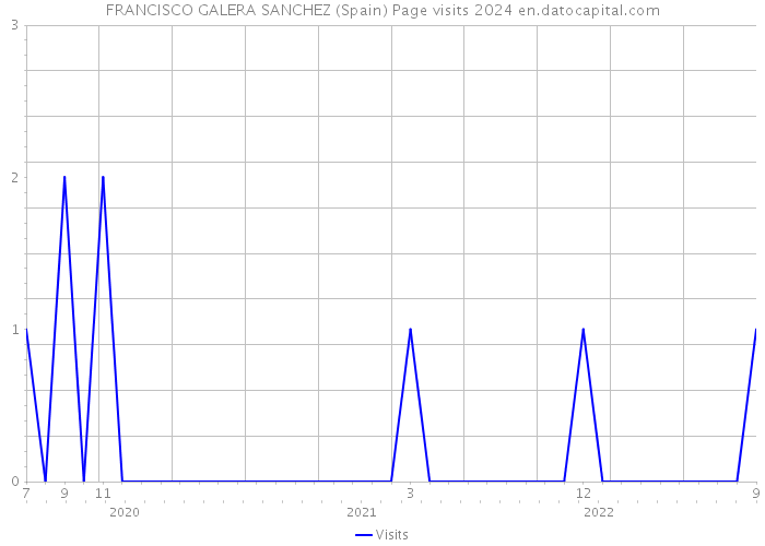 FRANCISCO GALERA SANCHEZ (Spain) Page visits 2024 