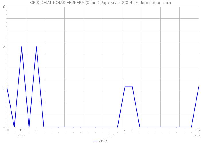 CRISTOBAL ROJAS HERRERA (Spain) Page visits 2024 