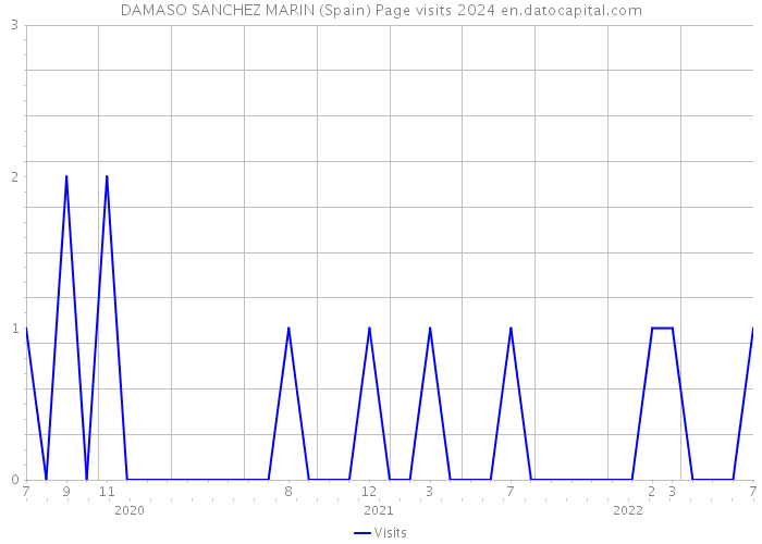 DAMASO SANCHEZ MARIN (Spain) Page visits 2024 