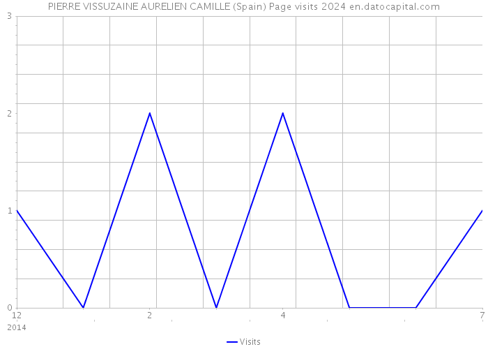 PIERRE VISSUZAINE AURELIEN CAMILLE (Spain) Page visits 2024 