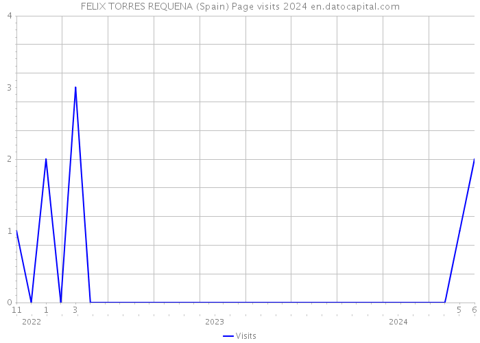 FELIX TORRES REQUENA (Spain) Page visits 2024 