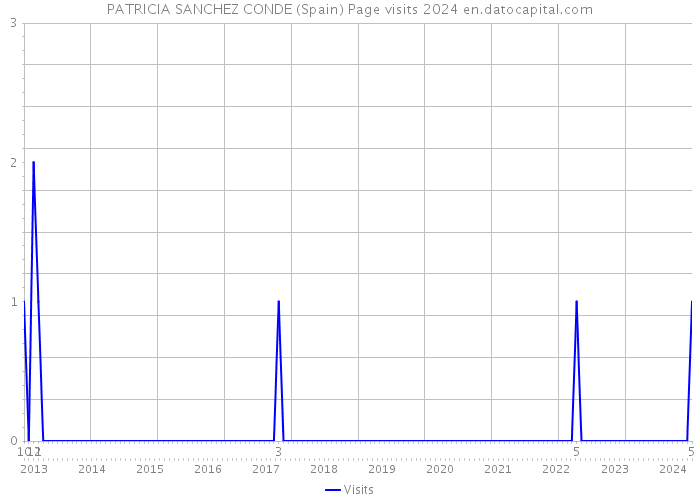 PATRICIA SANCHEZ CONDE (Spain) Page visits 2024 