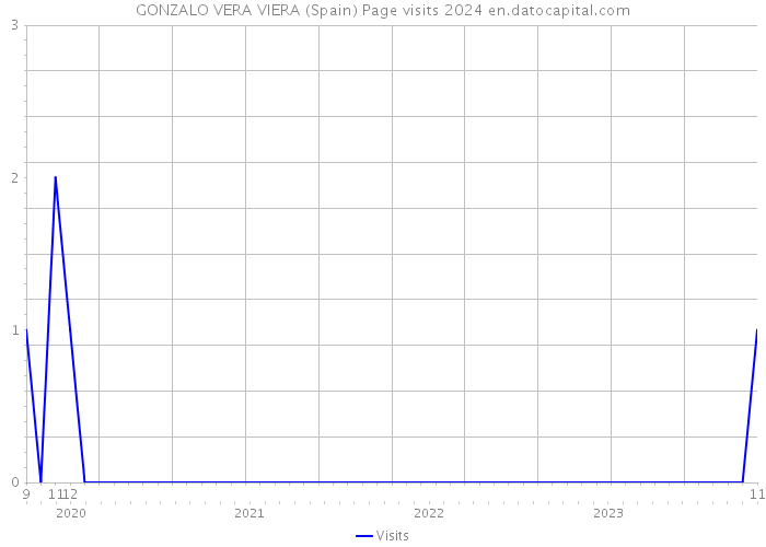 GONZALO VERA VIERA (Spain) Page visits 2024 