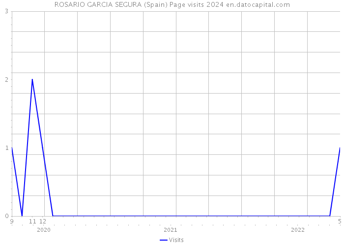 ROSARIO GARCIA SEGURA (Spain) Page visits 2024 