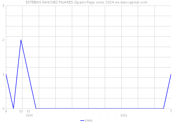 ESTEBAN SANCHEZ PAJARES (Spain) Page visits 2024 