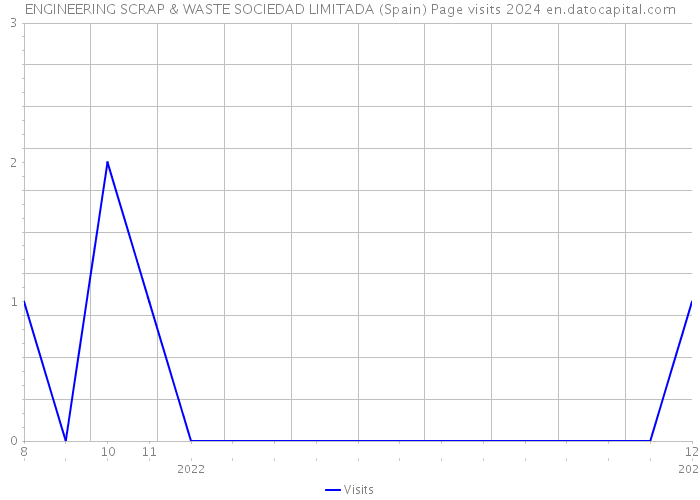 ENGINEERING SCRAP & WASTE SOCIEDAD LIMITADA (Spain) Page visits 2024 
