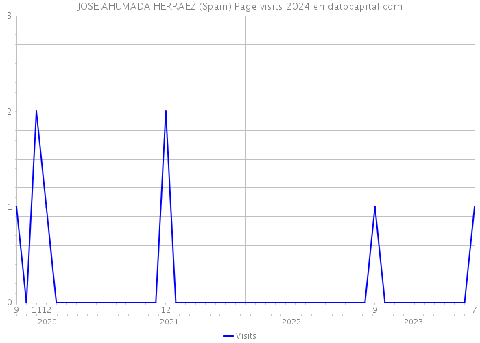 JOSE AHUMADA HERRAEZ (Spain) Page visits 2024 