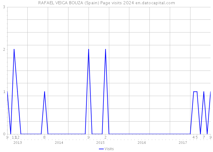 RAFAEL VEIGA BOUZA (Spain) Page visits 2024 