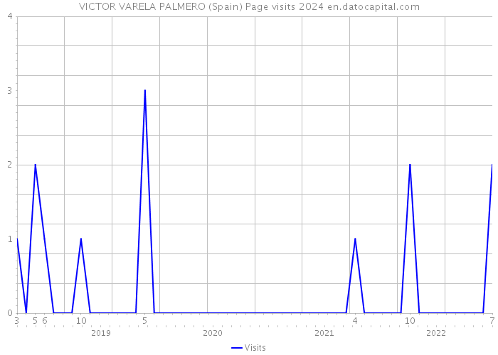 VICTOR VARELA PALMERO (Spain) Page visits 2024 