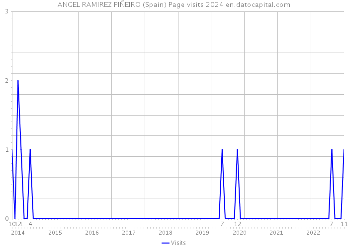 ANGEL RAMIREZ PIÑEIRO (Spain) Page visits 2024 