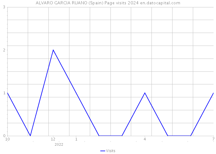 ALVARO GARCIA RUANO (Spain) Page visits 2024 