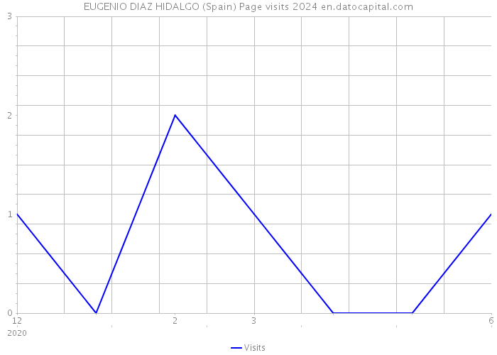 EUGENIO DIAZ HIDALGO (Spain) Page visits 2024 