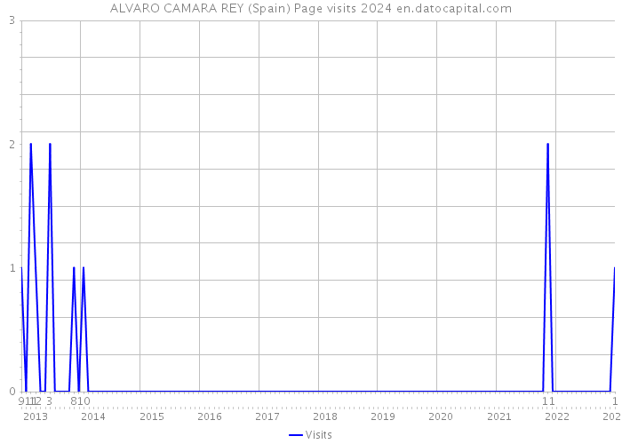 ALVARO CAMARA REY (Spain) Page visits 2024 