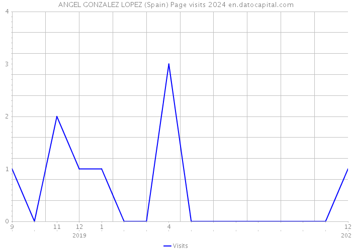 ANGEL GONZALEZ LOPEZ (Spain) Page visits 2024 