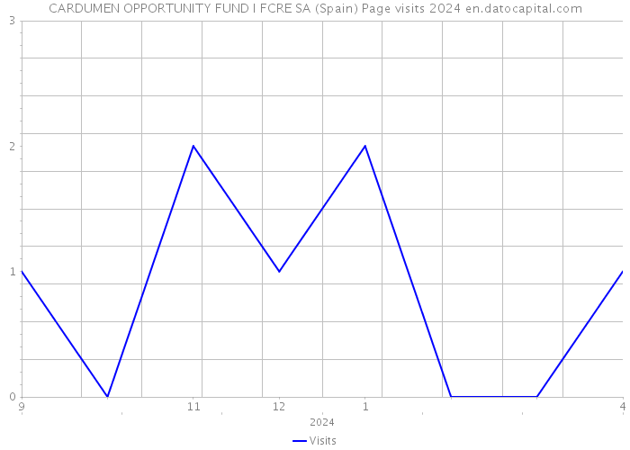 CARDUMEN OPPORTUNITY FUND I FCRE SA (Spain) Page visits 2024 