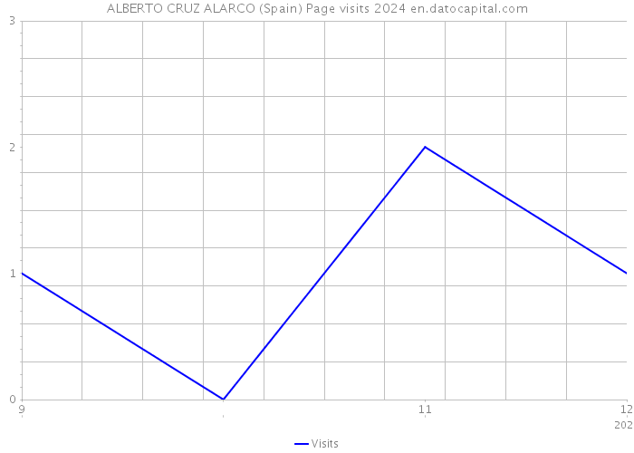 ALBERTO CRUZ ALARCO (Spain) Page visits 2024 