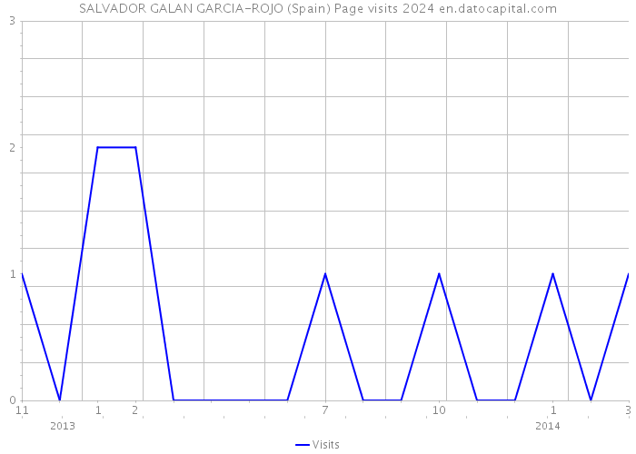 SALVADOR GALAN GARCIA-ROJO (Spain) Page visits 2024 
